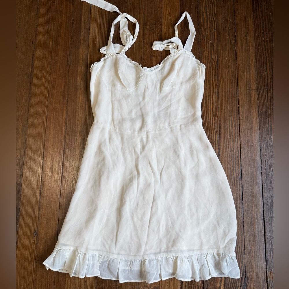 Reformation Christine Dress in Ivory